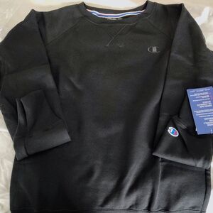 Champion | Black Crewneck Sweatshirt - Women [xs]